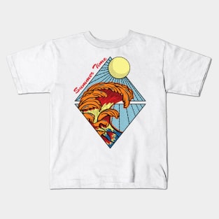 Set the Waves Ablaze Kids T-Shirt